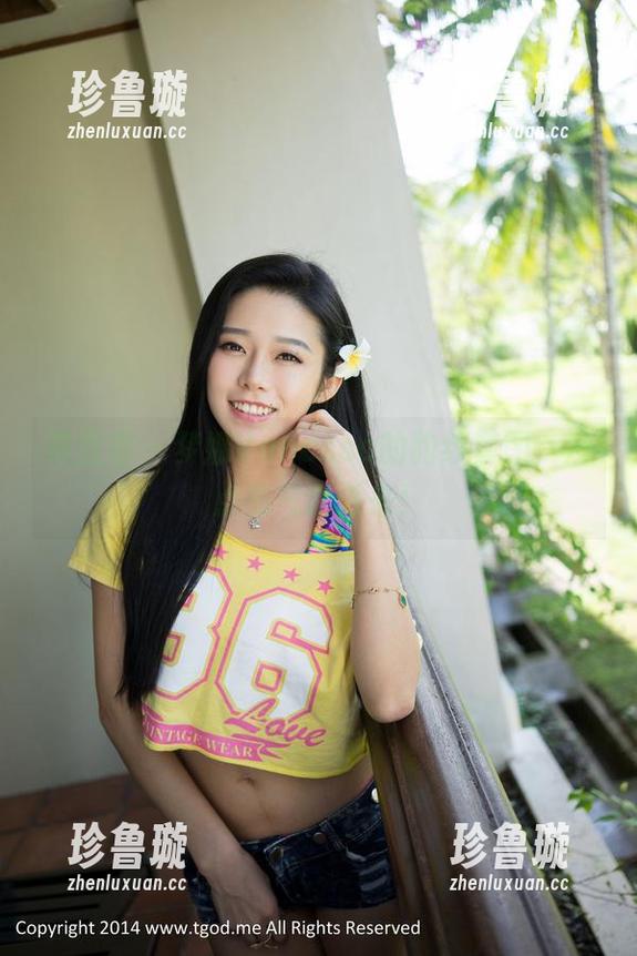 青豆客 - 梦娜Vanessa的豹纹套图，没点勇气别进来！